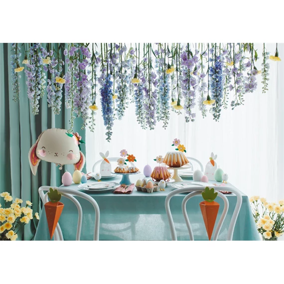 Gyertya tojás alakú világos lila 10 cm