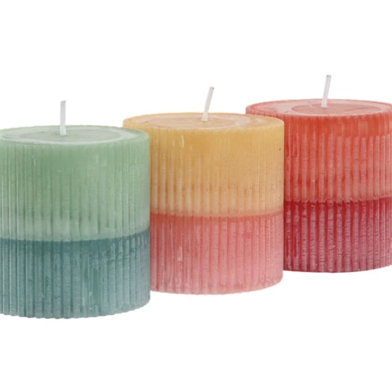Gyertya 7x7x7 cm 3 féle