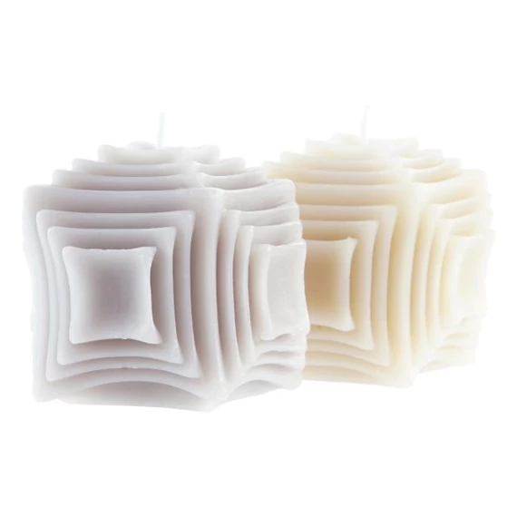 Gyertya 8x8x7 cm 2 féle