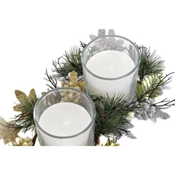 Gyertya 15x15x5 cm 2 féle