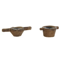 Gyertyatartó 20x13x8 cm 4 féle