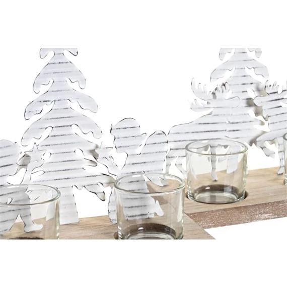 Gyertyatartó 18x9x18 cm 2 féle