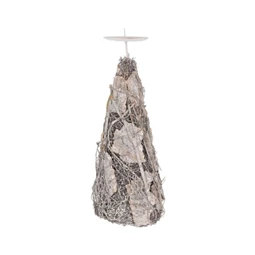 Candle holder pine tree shaped 12x12x30cm