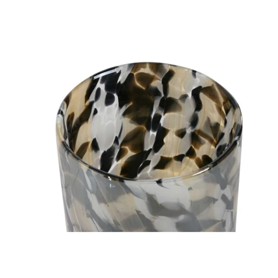 Gyertyatartó mintás 12x12x11,5 cm