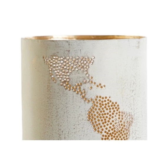 Gyertyatartó szett 15x15x22 cm 2 féle S/3