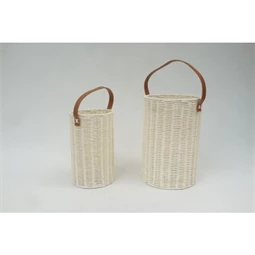 Gyertyatartó szett 20x20x30 cm S/2