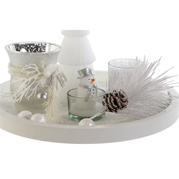 Gyertyatartó szett 27,5x27,5x2 cm S/6