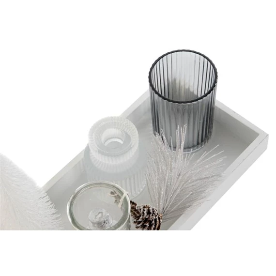 Gyertyatartó szett 40x14x3 cm S/8