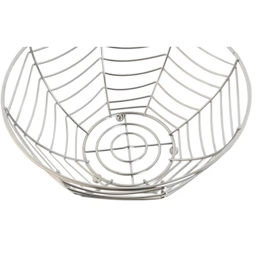 Gyümölcsös tál krómozott 25x25x12,3 cm