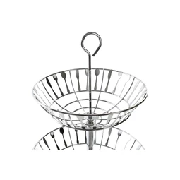 Gyümölcstartó krómozott 32x28x56 cm