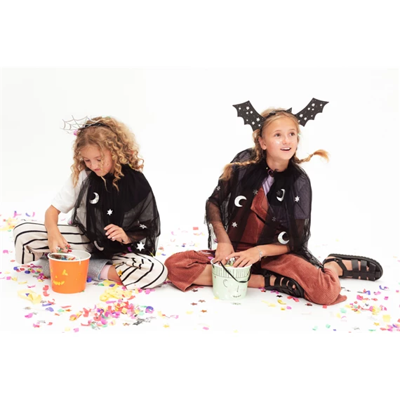 Halloween édességtartó vödrök 13,5 cm vegyes S/2