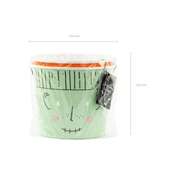Halloween édességtartó vödrök 13,5 cm vegyes S/2