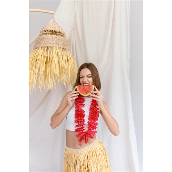 Hawaii nyaklánc világos rózsaszín 1,2 m