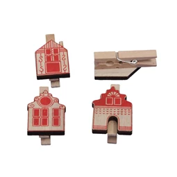Ház csipeszes 3x4,5 cm S/9