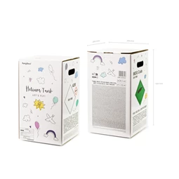 Héliumos palack rózsaszín 50 lufihoz