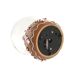 Hógömb zenélő 10x10x13 cm 2 féle