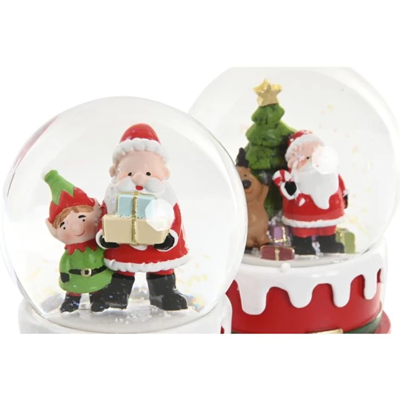 Hógömb zenélő 10x10x13 cm 2 féle