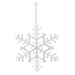 Hópihe glitteres, akasztós 20 cm
