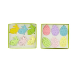 Húsvéti tojás, nyúl tűződísz 3,5x2,5 cm 2 féle S/6