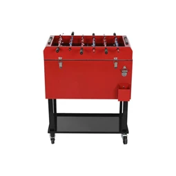 Hűtő lábakkal csocsó mintával 71x62x85 cm