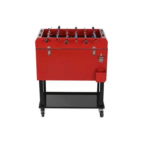 Hűtő lábakkal csocsó mintával 71x62x85 cm