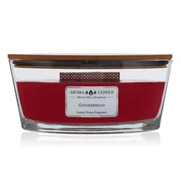 Illatgyertya hajó - Mézeskalács 453 g 19x11x9 cm