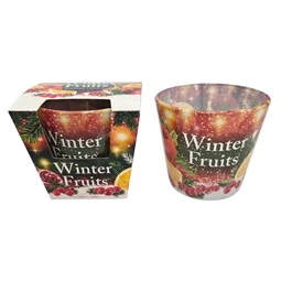 Scented candle - Winter Fruits, 115g, glass/paraffin