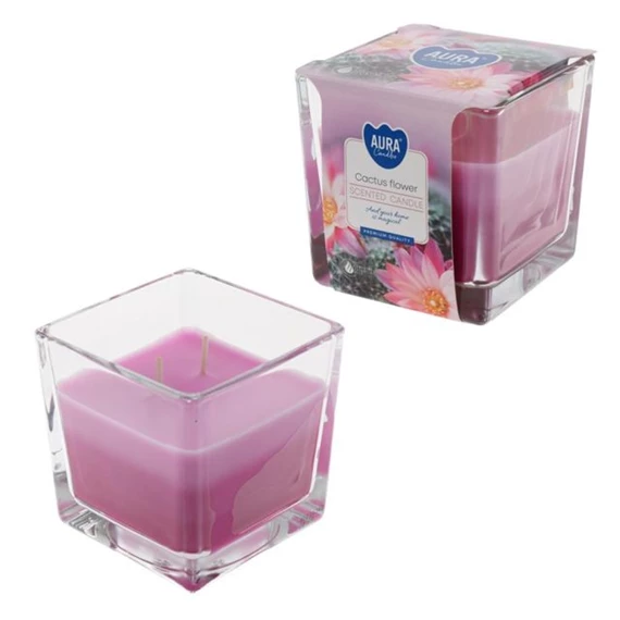 Illatgyertya üvegben, Kaktusz 170 g
