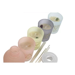 Illatosító szett pálcával, gyertyával 100 ml, 20x6x16 cm 4 féle S/3