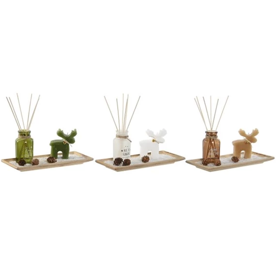 Illatosító szett pálcával, gyertyával 27,5x13,5x2,5 cm 3 féle S/3