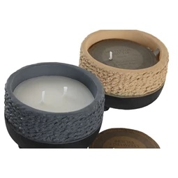 Illatgyertya 10x10x7 cm 2 féle