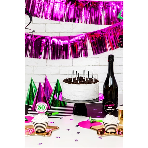 Party kalapok irizáló mix 16 cm S/20