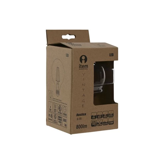 Izzó LED-es 9,5x9,5x14 cm