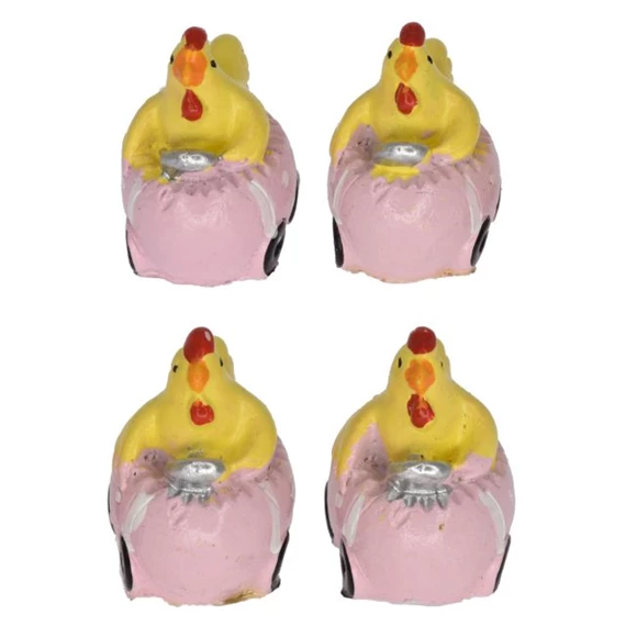 Kakas tojás autóban 2,9x2,1x3 cm S/4