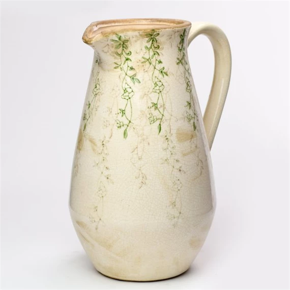 Kancsó füllel növény mintával 24x17,5x30 cm