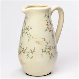 Kancsó füllel virág mintával 16,5x12,5x22 cm