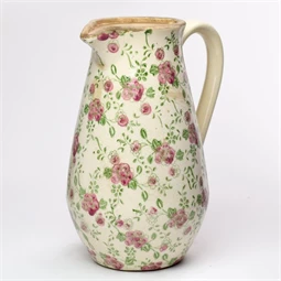 Kancsó füllel virág mintával 24x17,5x30 cm