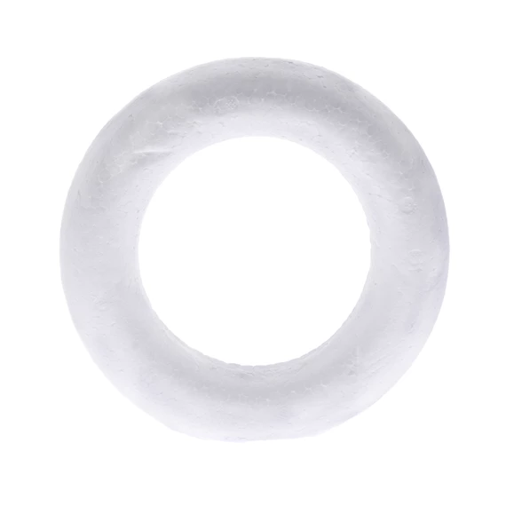 Félkoszorú 44 cm fehér