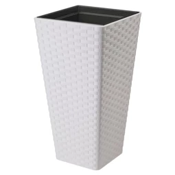 RATTANA SLIM kaspó szögletes, ültető betéttel 30 cm