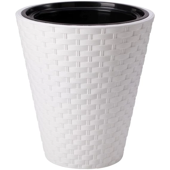 RATTANA kaspó kerek, ültető betéttel 40 cm