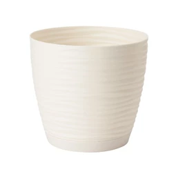 SAHARA kaspó kerek, alátéttel 17x16 cm