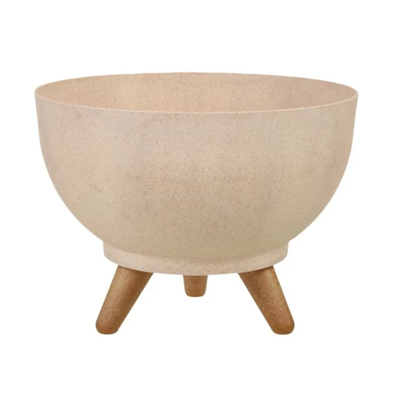 Satina Eco kaspó lábakkal 24 cm