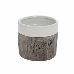 Kaspó fa mintával 12x12x11 cm