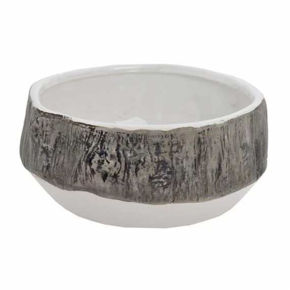 Kaspó fa mintával kerámia