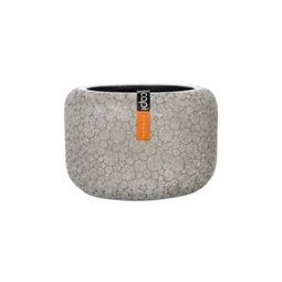 Kaspó kerek famintás 16x11 cm