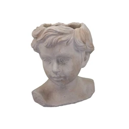 Kaspó fiú fej 14x12x17,5 cm