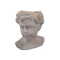 Kaspó fiú fej 18x15x22,5 cm