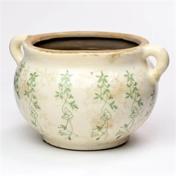 Kaspó füllel növény mintával 20,5x16,5x12 cm