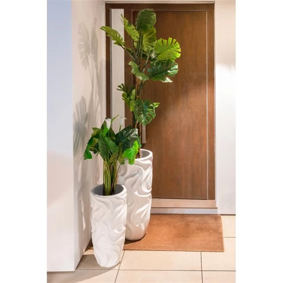 Kaspó hullámos 35x35x71 cm