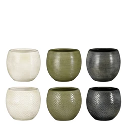 Kaspó 6 féle 10,5x16x17,5 cm